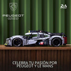LEGO Technic Peugeot 9X8 24H Le Mans Hybrid Hypercar 42156 - Kit de construcción de auto de carreras coleccionable para adultos y adolescentes, modelo de auto de carreras a escala 1:10, regalo para