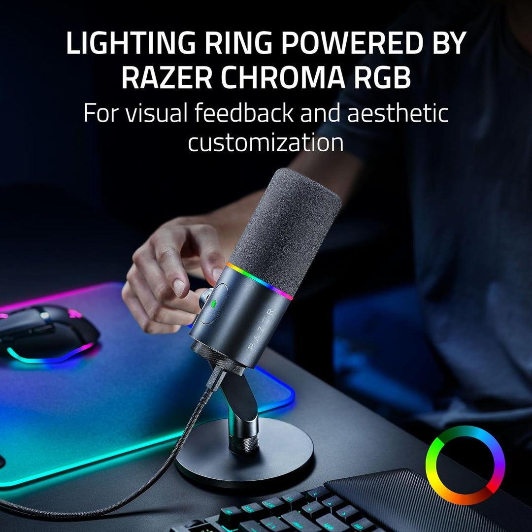 Micrófono Razer Seiren V3 Pro \u2014 Micrófono dinámico de transmis...