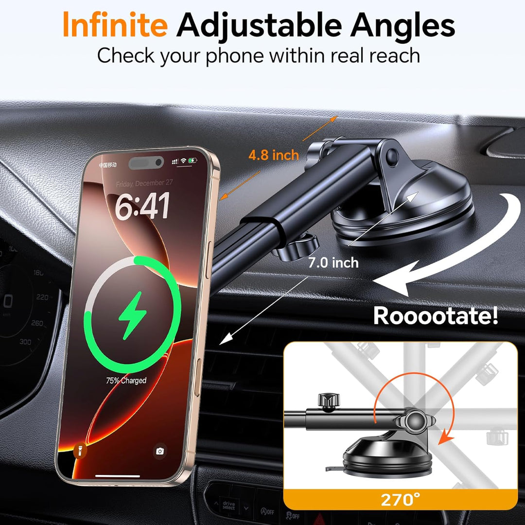 Coolpow para Soporte de Coche con Cargador MagSafeImán