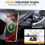 Coolpow para Soporte de Coche con Cargador MagSafeImán