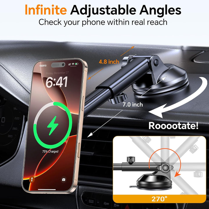 Coolpow para Soporte de Coche con Cargador MagSafeImán