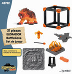 Schleich Eldrador - Juego de 31 piezas de oso de lava de cueva de batalla
