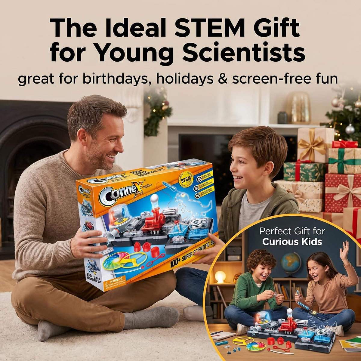 Kits de Construcción de Circuitos STEM para Aprender Ciencia para Niños de 8 a 12 años, Juego Educativo Eléctrico
