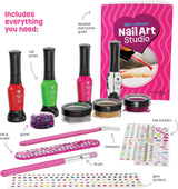 Estudio de arte de uñas para niñas regalo de cumpleaños