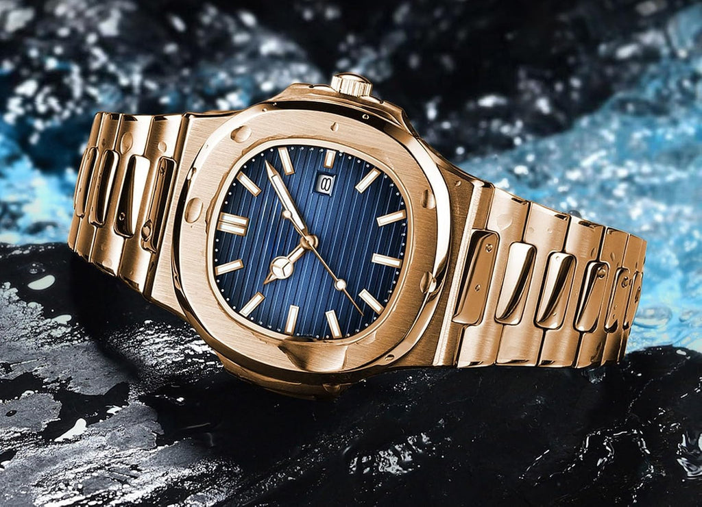 BESTKANG Reloj de movimiento de cuarzo para hombre, reloj luminoso impermeable para hombre, relojes de negocios de correa de acero inoxidable