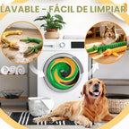 LECHONG Paquete de 2 juguetes chirriantes extra largos de 40 pulgadas para perros grandes, juguete de peluche suave para masticar, juguetes interactivos para perros de tira y afloja para todos los