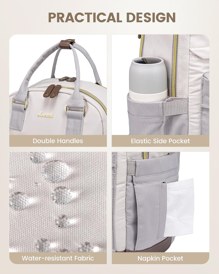 LOVEVOOK Mochila de viaje para laptop para mujer, bolsa antirrobo p...