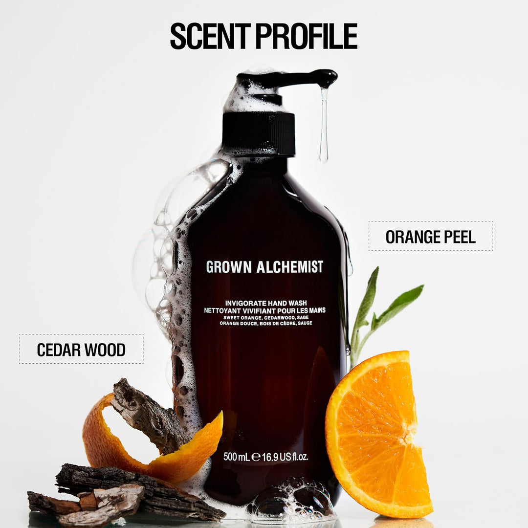 Grown Alchemist Set de lavado de manos vigorizante + recarga \u2013...