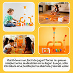 Fat Brain Toys Air Toobz Evo, juguetes de construcción STEM originales impulsados por aire para niños y adolescentes, juguetes de construcción para niños, juguetes STEM para niños de más de 3 años