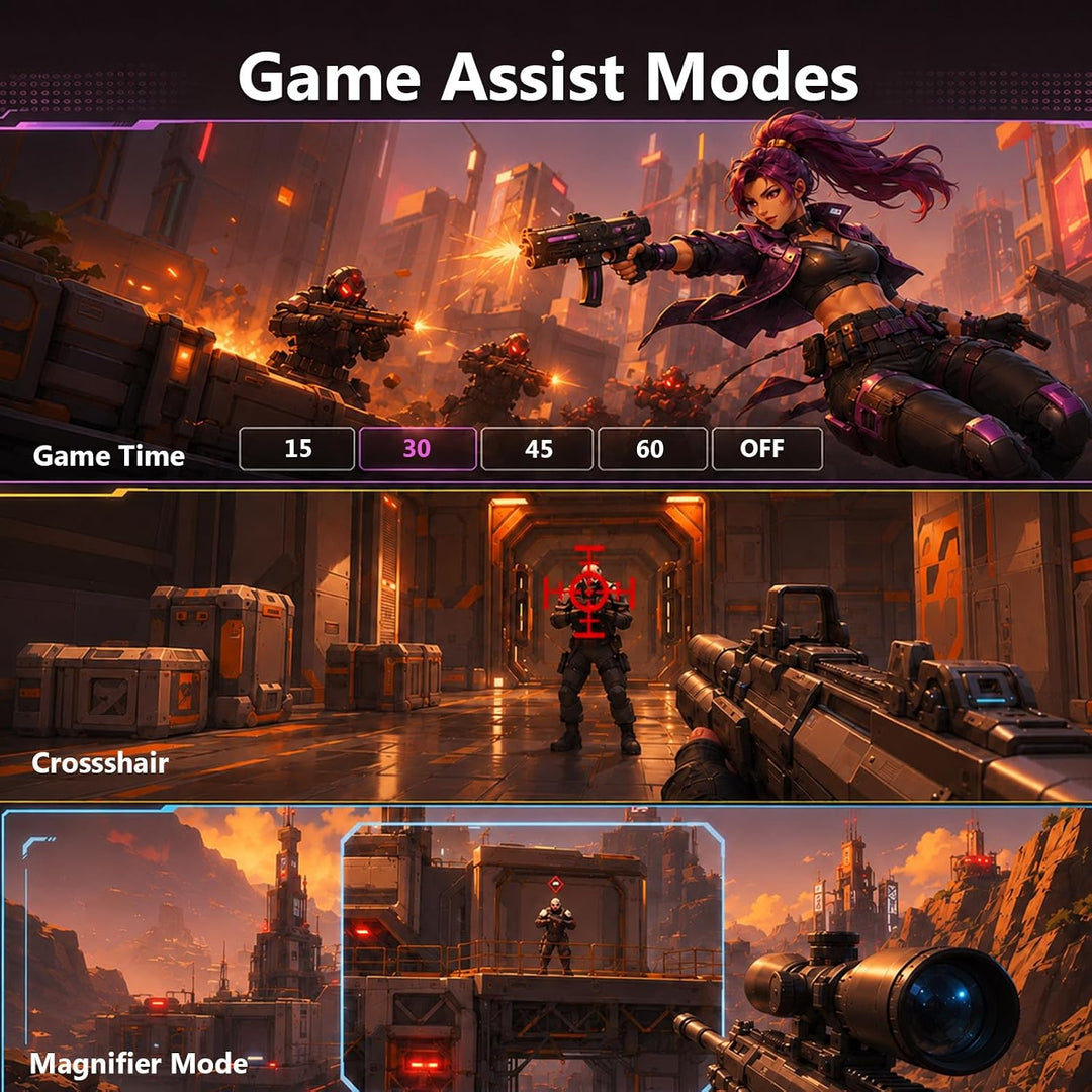 Z-Edge 27 pulgadas 2K monitor curvo de juego, monitor curvo 240Hz U...