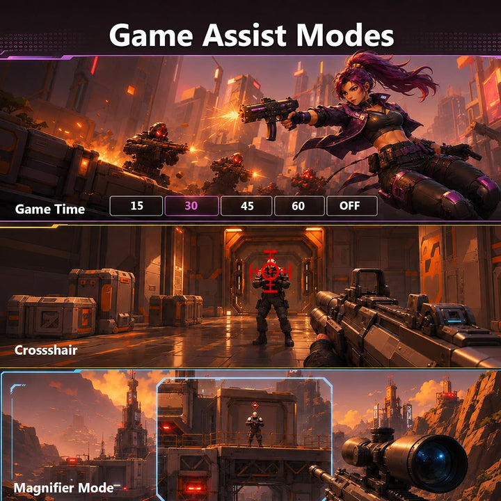Z-Edge 27 pulgadas 2K monitor curvo de juego, monitor curvo 240Hz U...