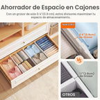 Lifewit Divisores de cajones de 6 pulgadas de alto, organizador de cajones