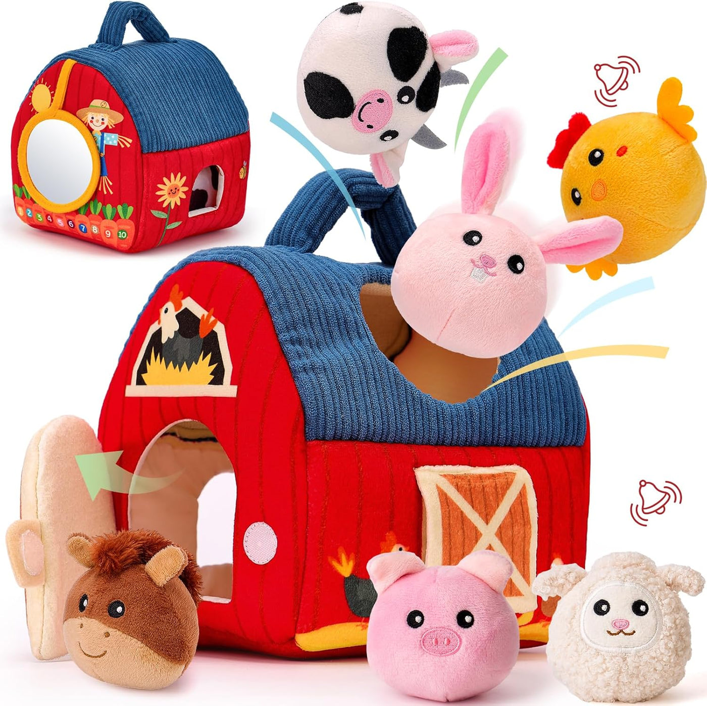 hahaland - Juguetes para bebés de 6-12 meses juego de