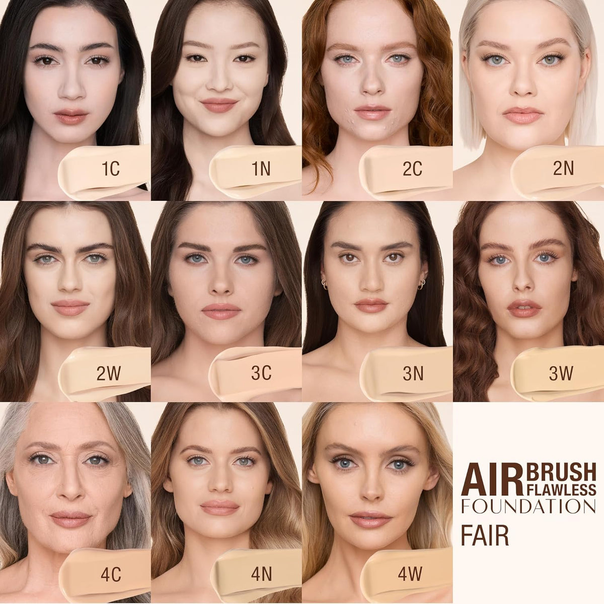 Charlotte Tilbury - Base Líquida Airbrush Flawless de Acabado Mate...