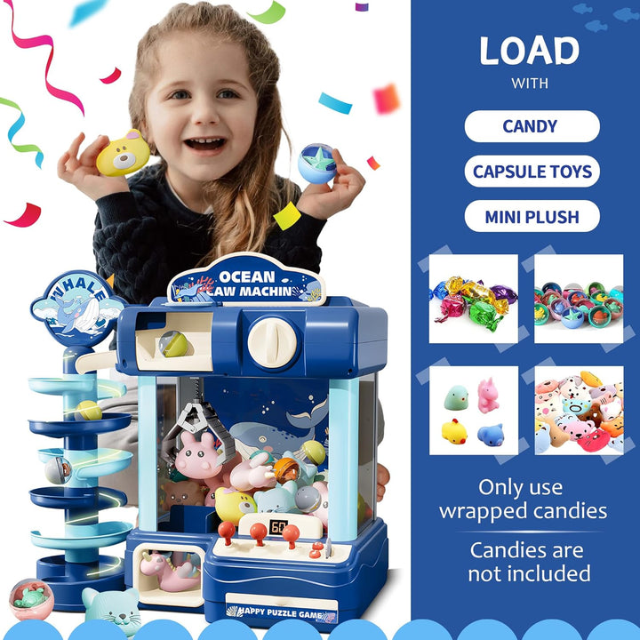 ROHSCE Máquina de Garras para Niños, Juguete de Juego de Arcade par...