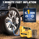 Compresor de aire inflador de neumáticos inalámbrico compatible con...