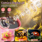 Microscopio digital portátil 4K 1000X para niños con pantalla IPS de 2.0
