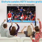 Antena de TV para Smart TV para interiores, antena de TV digital 2026 para