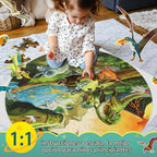 70 Piezas Rompecabezas de Dinosaurios para Niños de 4 a 8 Años