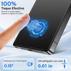 Ultra-Shield - Protector de pantalla de privacidad de 26° para Samsung Galaxy S25 Ultra (paquete de 2), compatible con huellas dactilares ultrasónicas, vidrio grabado 9H+ Elite Matte AG, [Kit]