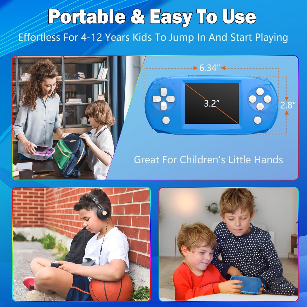 Great Boy Juegos de mano de 32 bits para niños con 139 videojuegos...