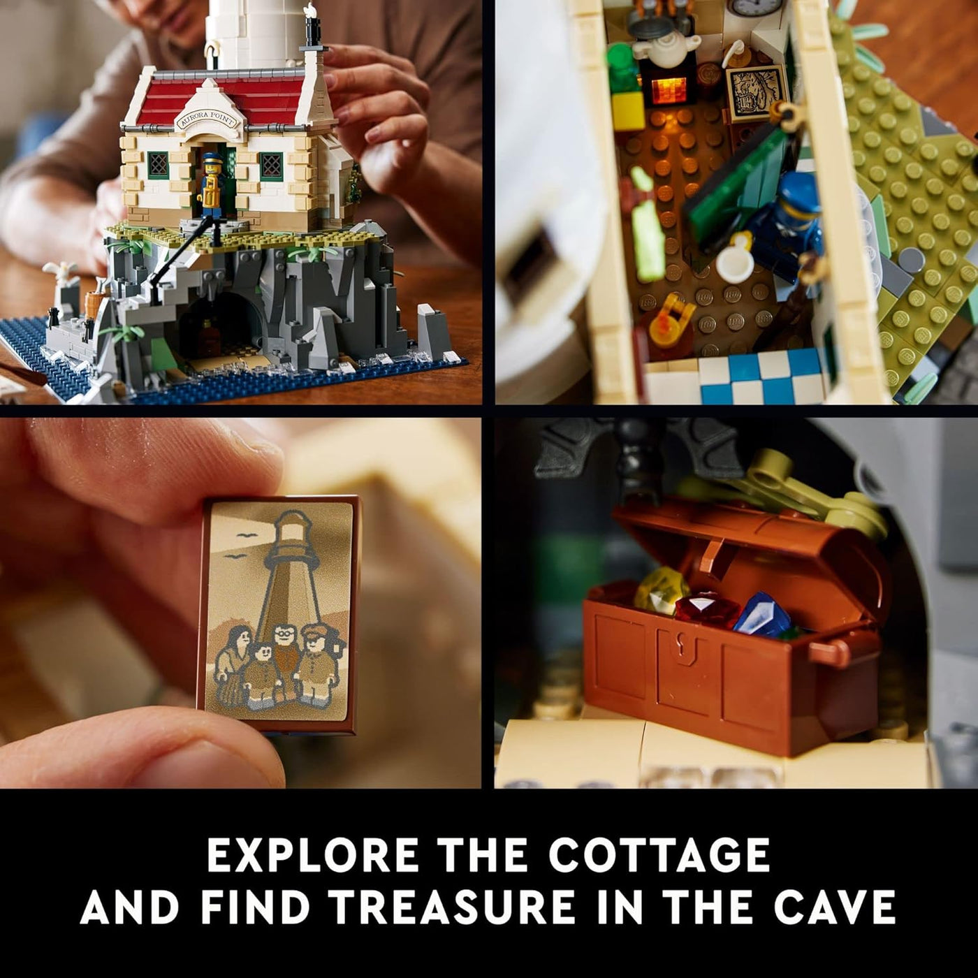 LEGO Ideas Motorized Lighthouse 21335 - Kit de