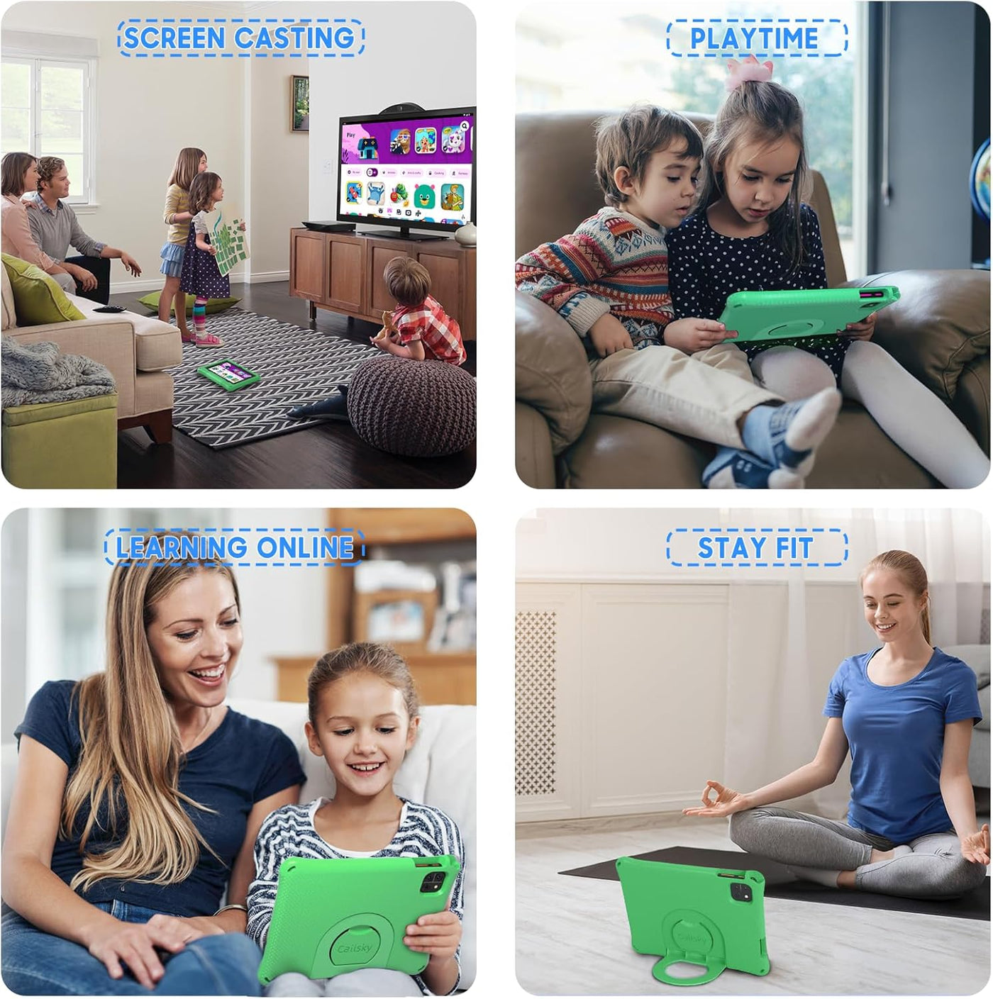 Tableta para niños: Tablet Android 15 de 10 pulgadas para niños, ba...