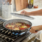 All-Clad Sartén D3® de acero inoxidable de 12 pulgadas con tapa