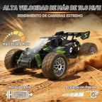 Geoxor Coche de control remoto a escala 1:14 de más de 30 KM/H de alta velocidad, cuerpo de aleación, autos RC rápidos para niños de 8 a 12, 2.4 GHz, todo terreno, camión a control remoto con 2