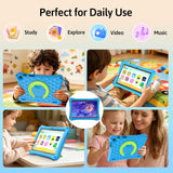 Tableta para niños Android 15 con estuche, tableta de 10 pulgadas p...