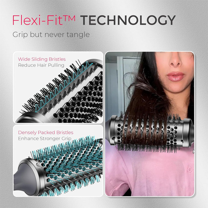 TYMO Cepillo Térmico Rizador - STYLUX Voluminizador Blowout de 1.7...