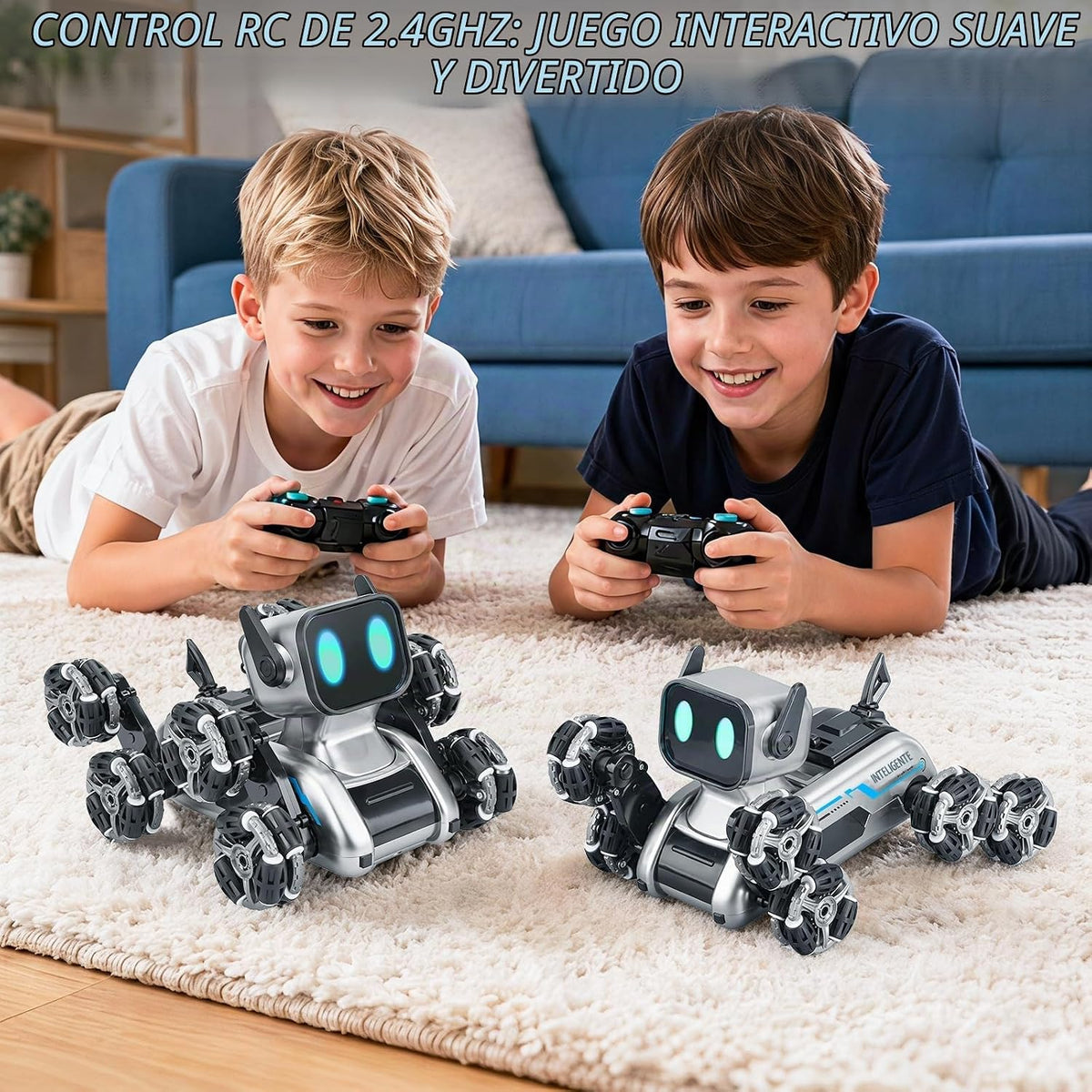 8WD RC Stunt Robot Dog, gesto que detecta el juguete teledirigido 2.4Ghz