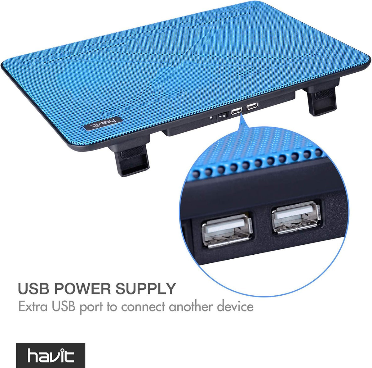 havit HV-F2056 - Almohadilla de refrigeración para portátiles de 15...
