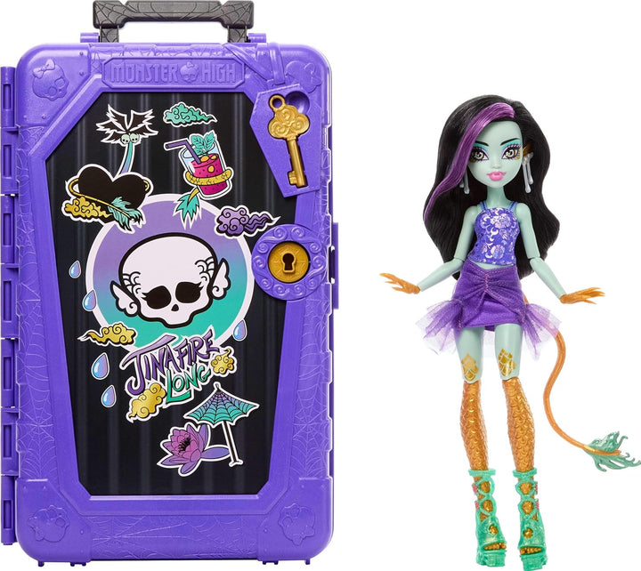 Monster High Skulltimate Secrets Muñeca Jinafire Long y Set de Acce...