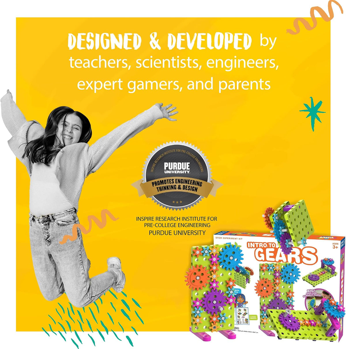 Kids First: Introducción a los engranajes | Set de ingeniería