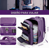 Fxcelets - Mochila de viaje para mujer, mochila de transporte expan...