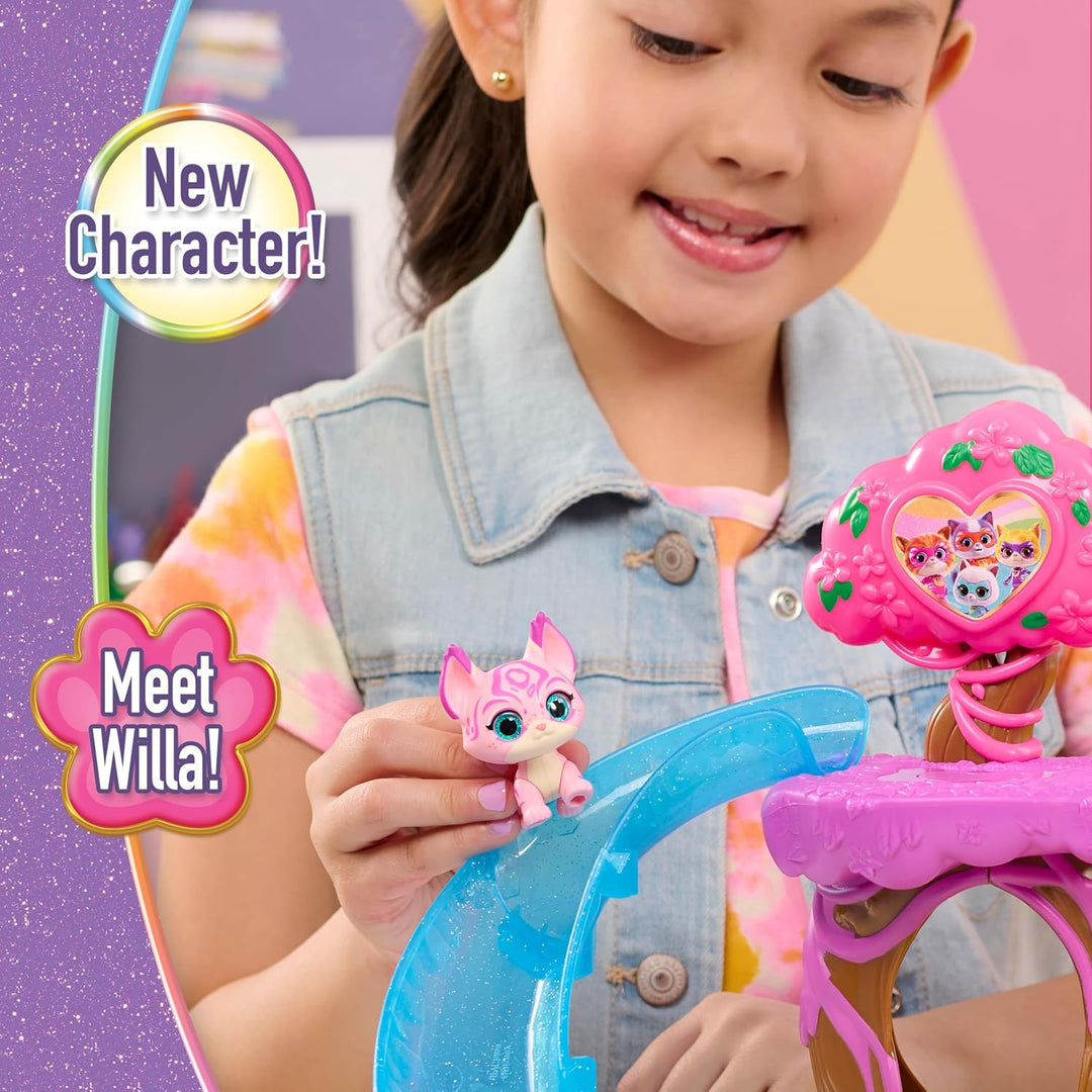 Disney Jr. SuperKitties Su-Purr Wild Set de Juego con Tobogán y Col...