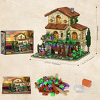 INSOON Winery Chateau - Juego de construcción de casa con luces para