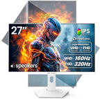 CRUA - Monitor para juegos de modo dual de 27 pulgadas, 4K 160 Hz \...