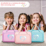 LININYHAO Estuche de transporte compatible con muñecas Barbie de 12...