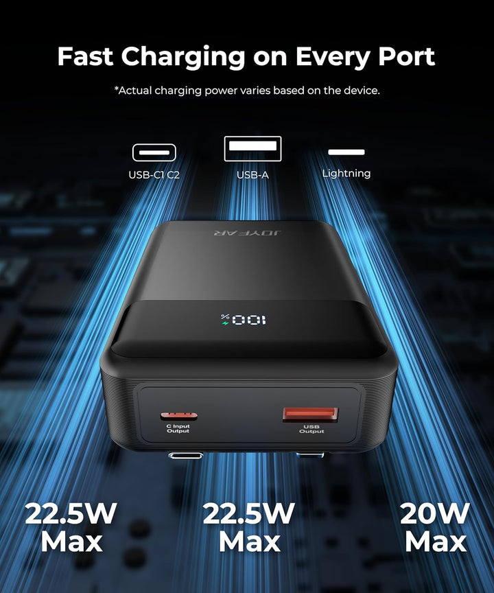 JOYFAR Cargador portátil - Power Bank - Batería esencial de viaje U...
