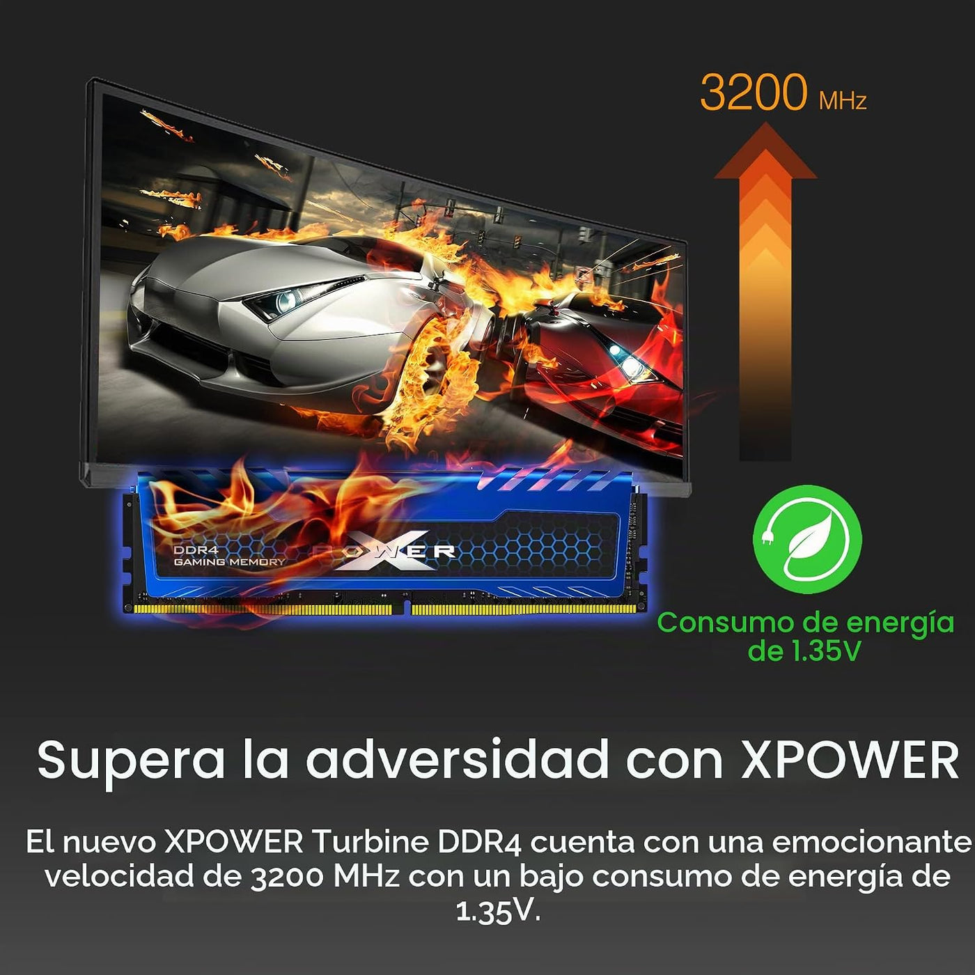 Silicon Power DDR4 RAM 16GB (2x8GB) Turbine 3200MHz (PC4 25600) 288...