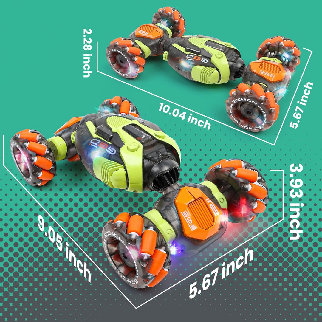 FUNiOi Coche de acrobacias RC con detección de gestos \u2013 Juguet...