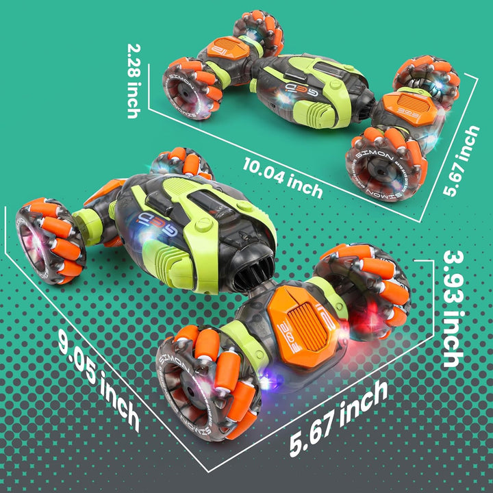 FUNiOi Coche de acrobacias RC con detección de gestos \u2013 Juguet...
