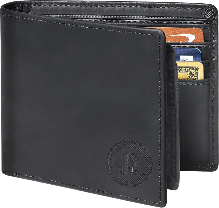BISONDALE Cartera personalizada para hombres \u2013 Bifold de cuero...