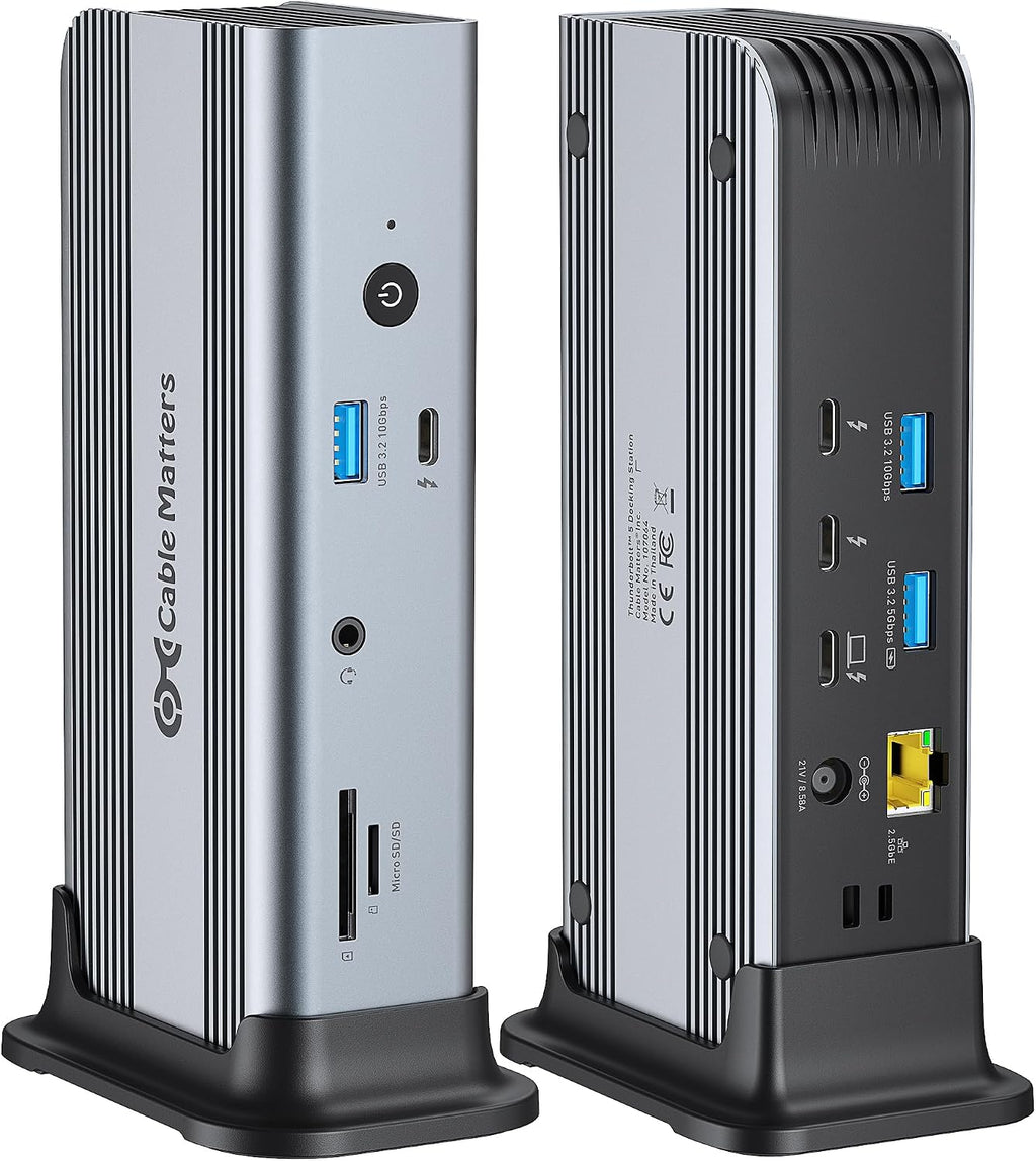 [Certificado Intel] Cable Matters 11 en 1 Thunderbolt 5 Dock con TB Share