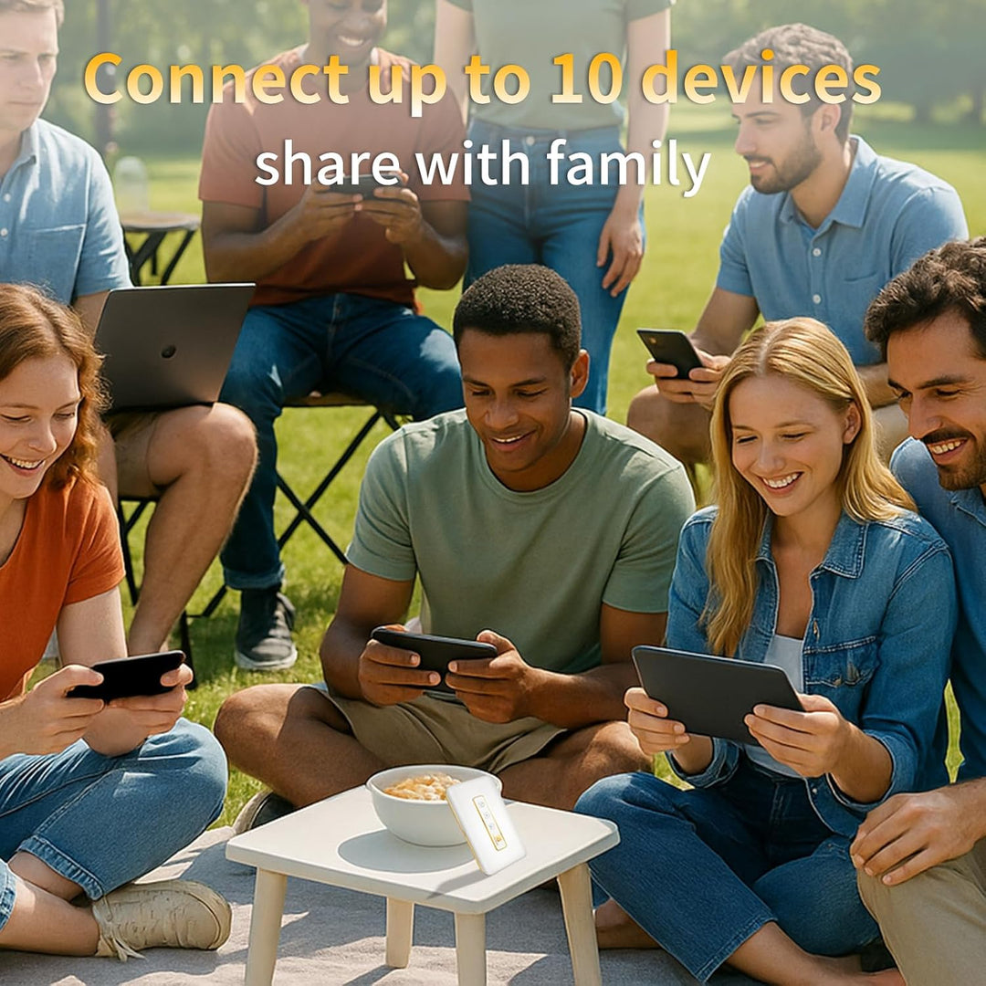 FIRSTNUM Hotspot móvil M5 punto de acceso WiFi portátil