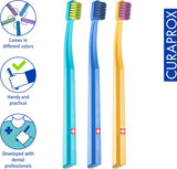 Curaprox CS - Cepillo de dientes inteligente, colores mezclados, pa...