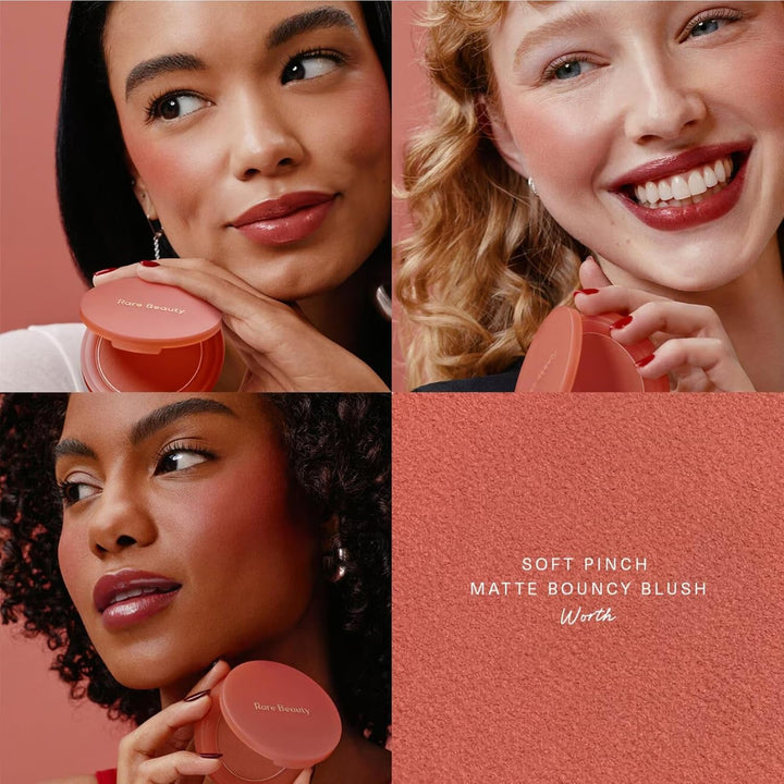 Rare Beauty Soft Pinch Cheek &amp; Lip Trio - Rubor mate, mini rubo...