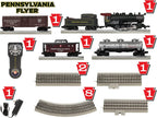 Lionel Pennsylvania Flyer Tren eléctrico de escala O con Bluetooth 5.0 y control remoto